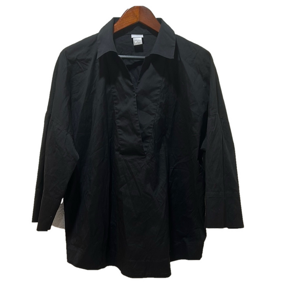 Chico's Tops - Chico’s  black blouse size 2 -u.s 12/14 GUC..